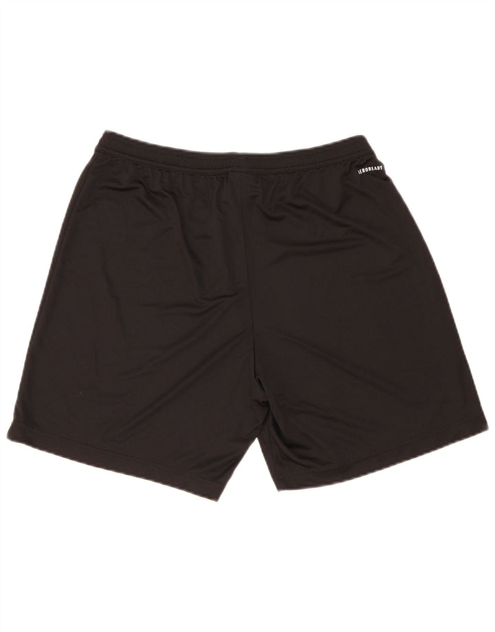 Męskie spodenki sportowe Adidas Aeroready, duże, czarne, poliestrowe