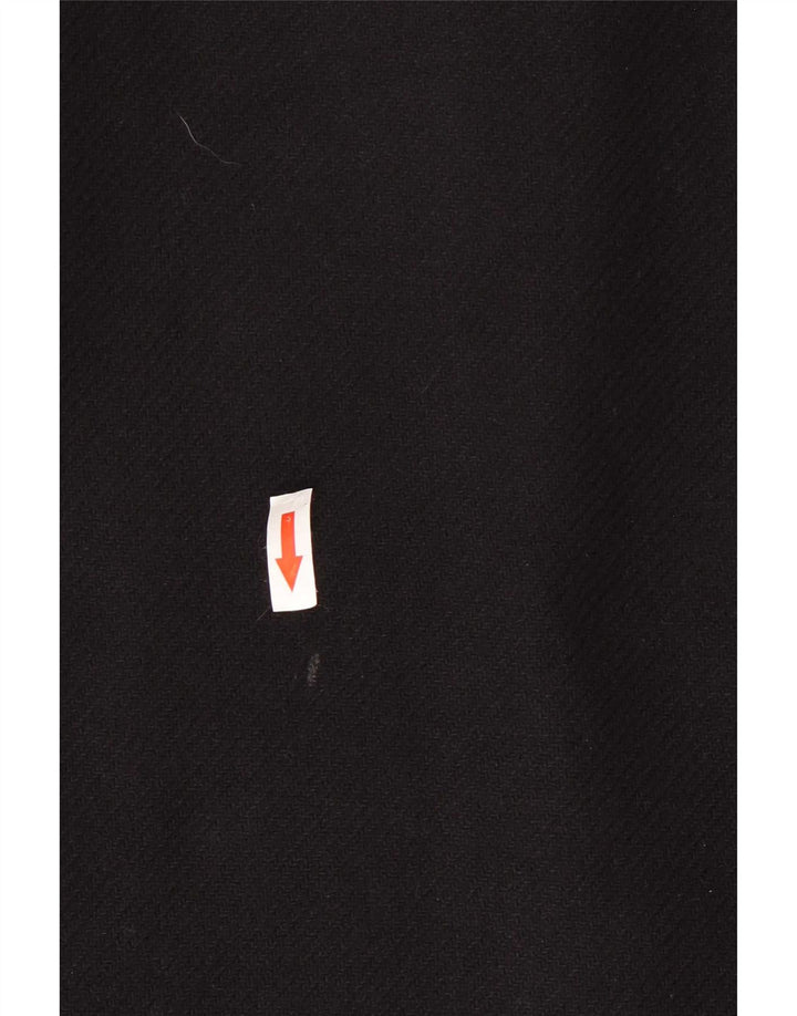 Damski płaszcz oversize Zara UK 14, średnia czarna wełna