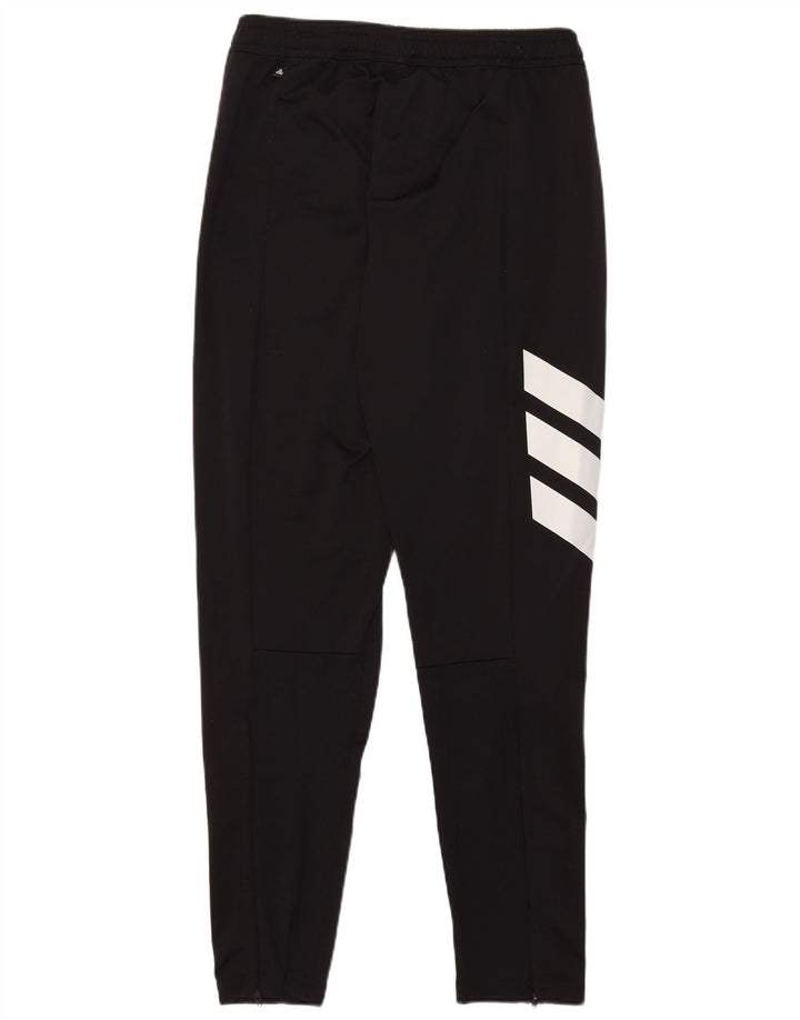 Męskie spodnie dresowe Adidas, duże, czarne, z blokami kolorów