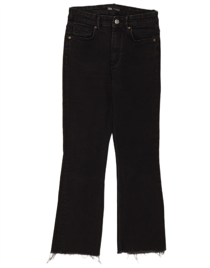 Damskie jeansy Bootcut Zara EU 38 Small W28 L25 Czarna bawełna