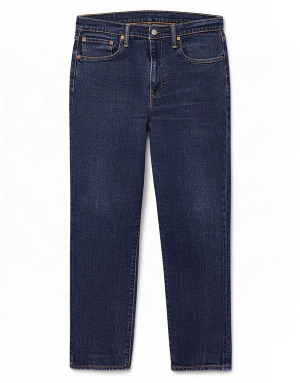Męskie jeansy Levi's 502 Tapered W33 L28 Granatowa bawełna