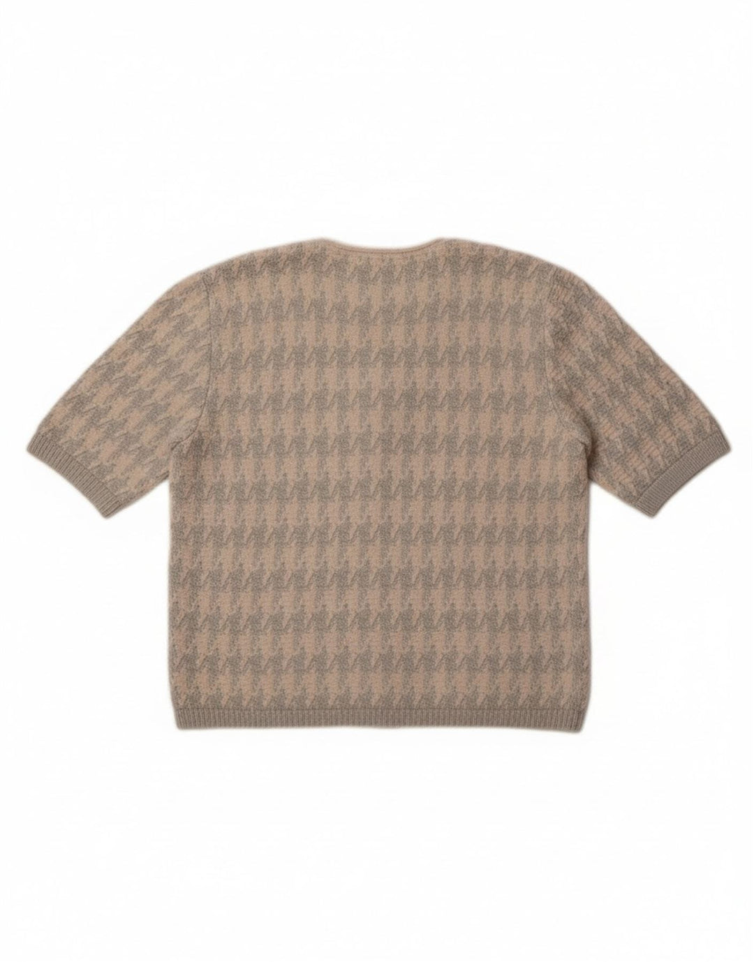 Sweter damski Giesswein EU 38, średni, biały pepitkę