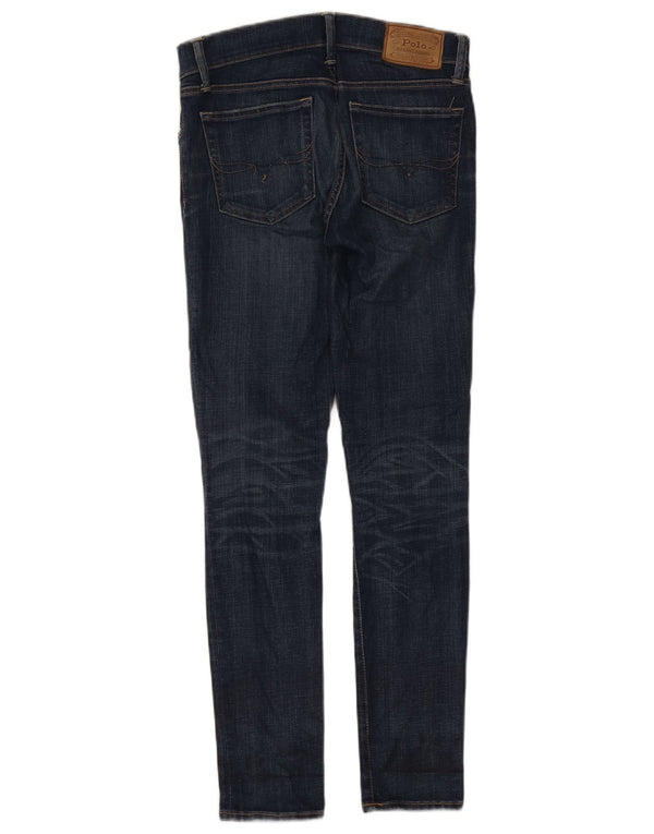 Polo Ralph Lauren Damskie Tompkins Skinny Jeans W28 L30 Granatowa bawełna