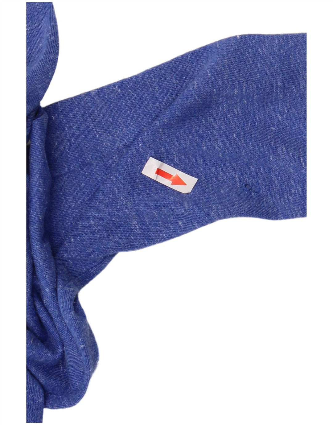 Damski sweter z kapturem i zamkiem błyskawicznym Nike UK 14, średni niebieski, bawełniany nakrapiany