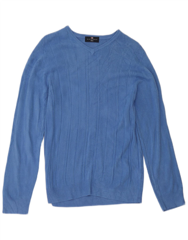 Sweter damski Marks & Spencer Blue Harbor z dekoltem w kształcie litery V, UK 10, mały