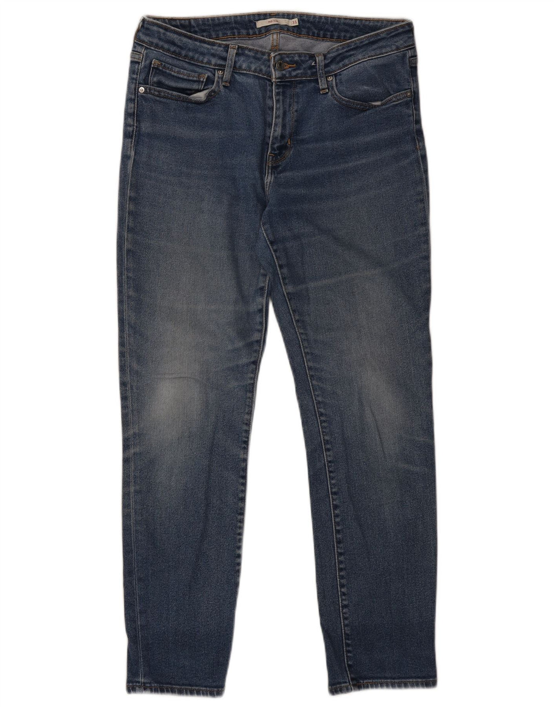 Damskie jeansy LEVI'S 712 Slim W31 L28 Niebieskie bawełniane