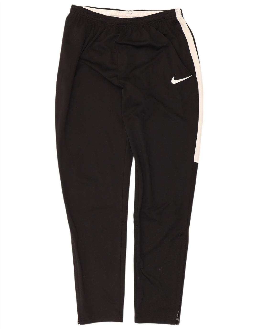 Męskie spodnie dresowe Nike Dri Fit, duży czarny poliester z blokami kolorów