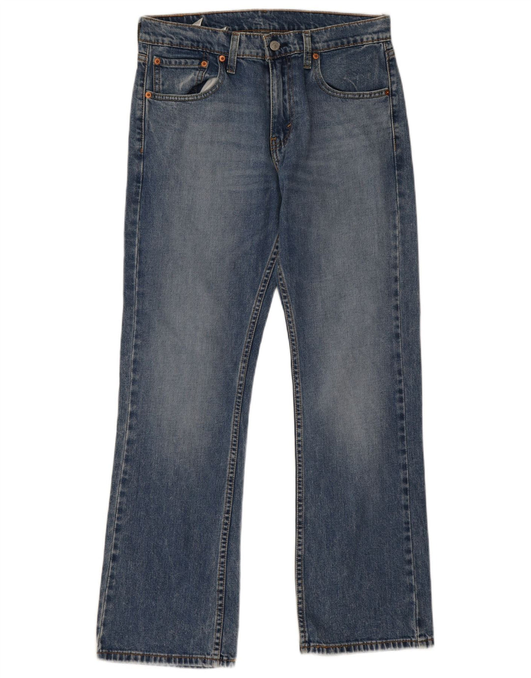 Męskie jeansy Levi's 527 Slim Bootcut W32 L30 Niebieska bawełna
