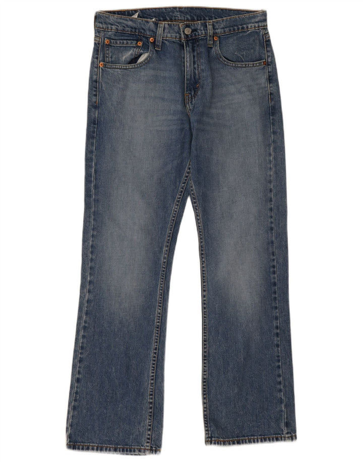 Męskie jeansy Levi's 527 Slim Bootcut W32 L30 Niebieska bawełna