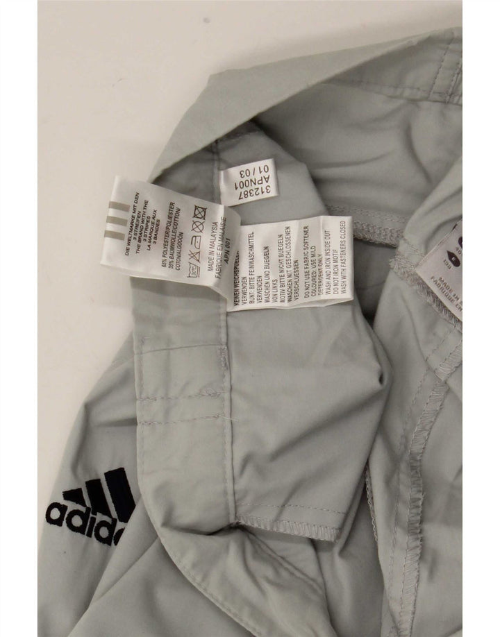 Męskie spodnie Adidas Graphic Capri W40 L21 Szary poliester