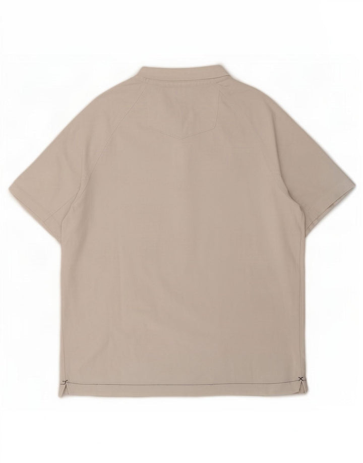T-shirt męski Fat Face, średni, biały, bawełniany