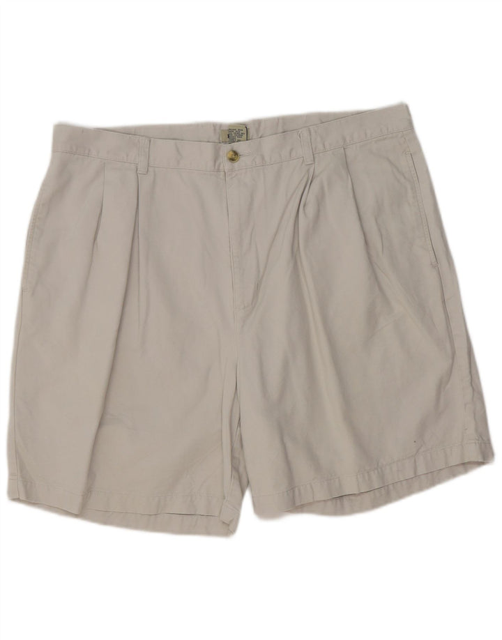 Męskie szorty Chino Izod W38 XL, szara bawełna