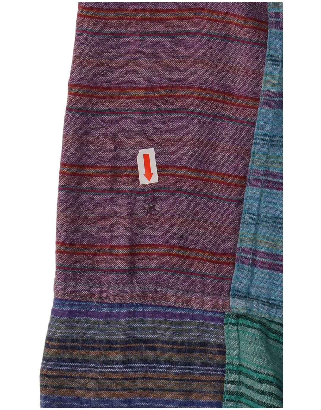 Damskie spodnie haremowe VINTAGE W30 L22 Wielobarwny patchwork