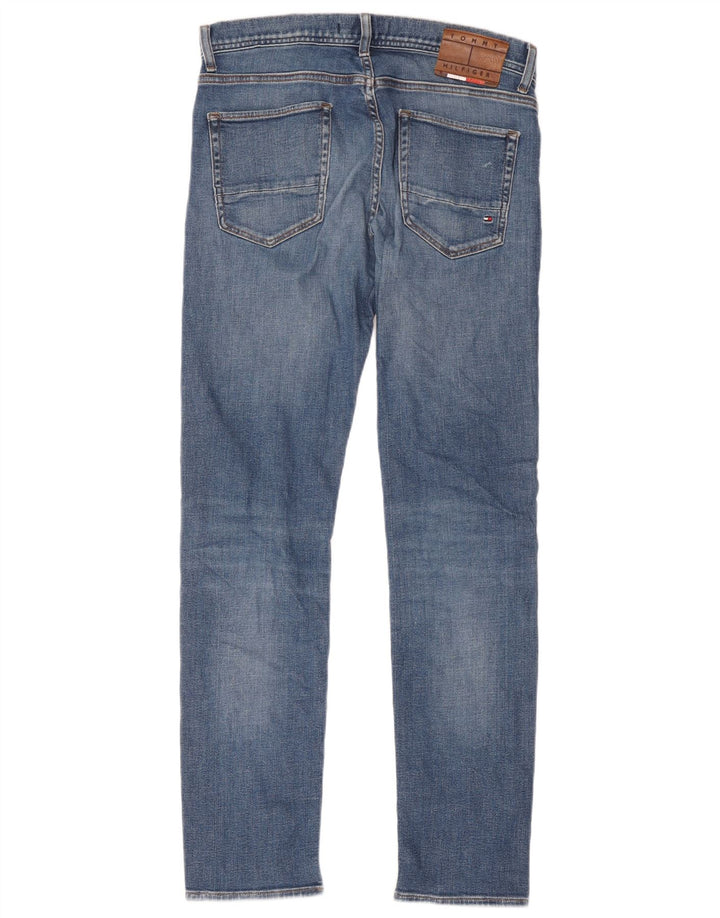 Męskie jeansy slim fit Tommy Hilfiger W34 L31 Niebieskie bawełniane