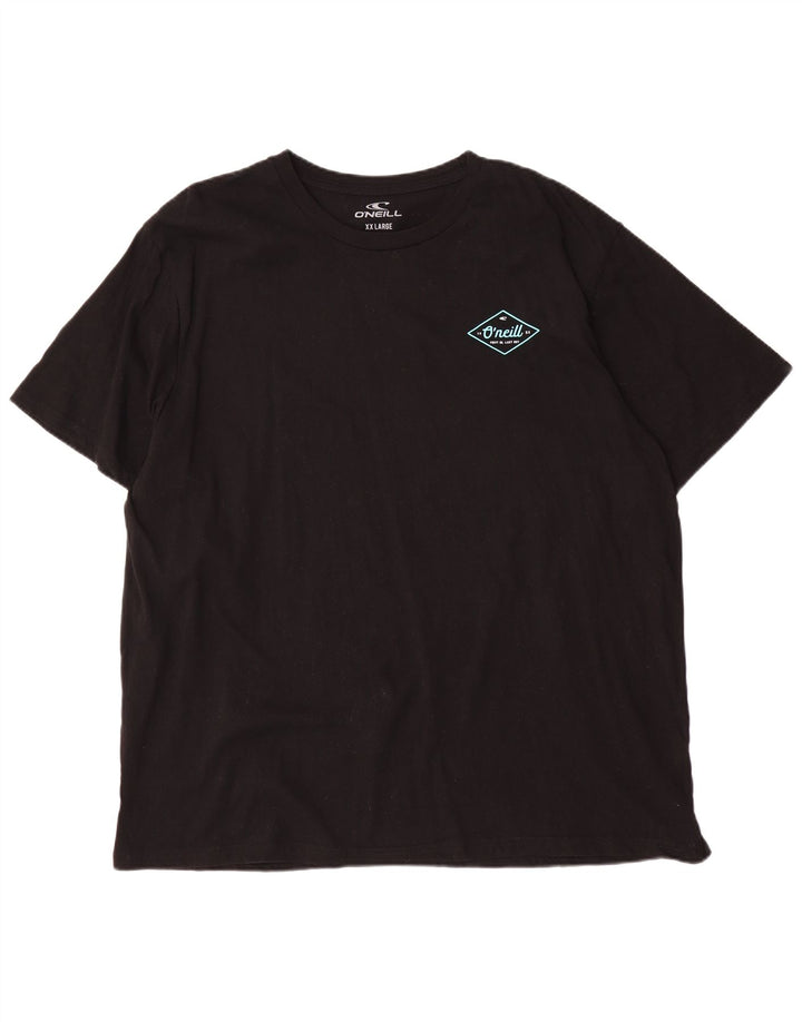Męski T-shirt z grafiką O'Neill, 2XL, czarna bawełna