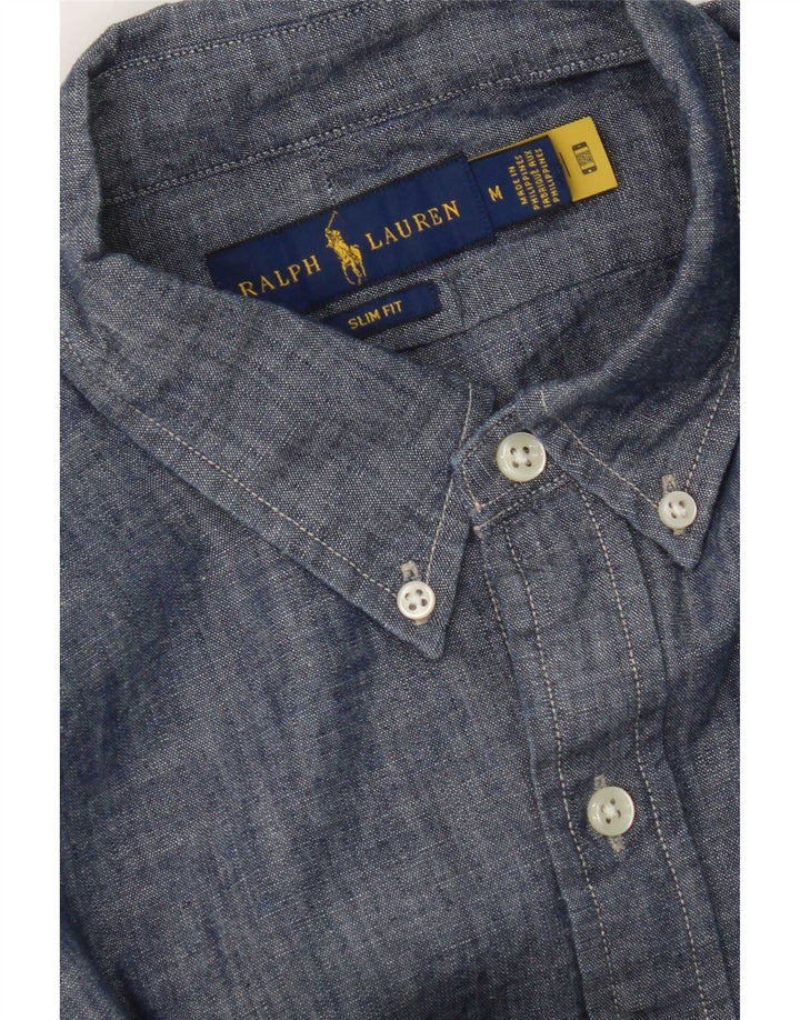 Koszula męska slim fit Ralph Lauren, średni granat