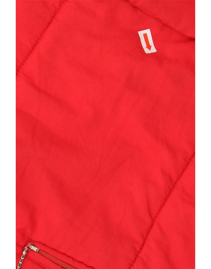 Męska ocieplana kurtka BRUGI IT 50, duża, czerwona, poliamidowa