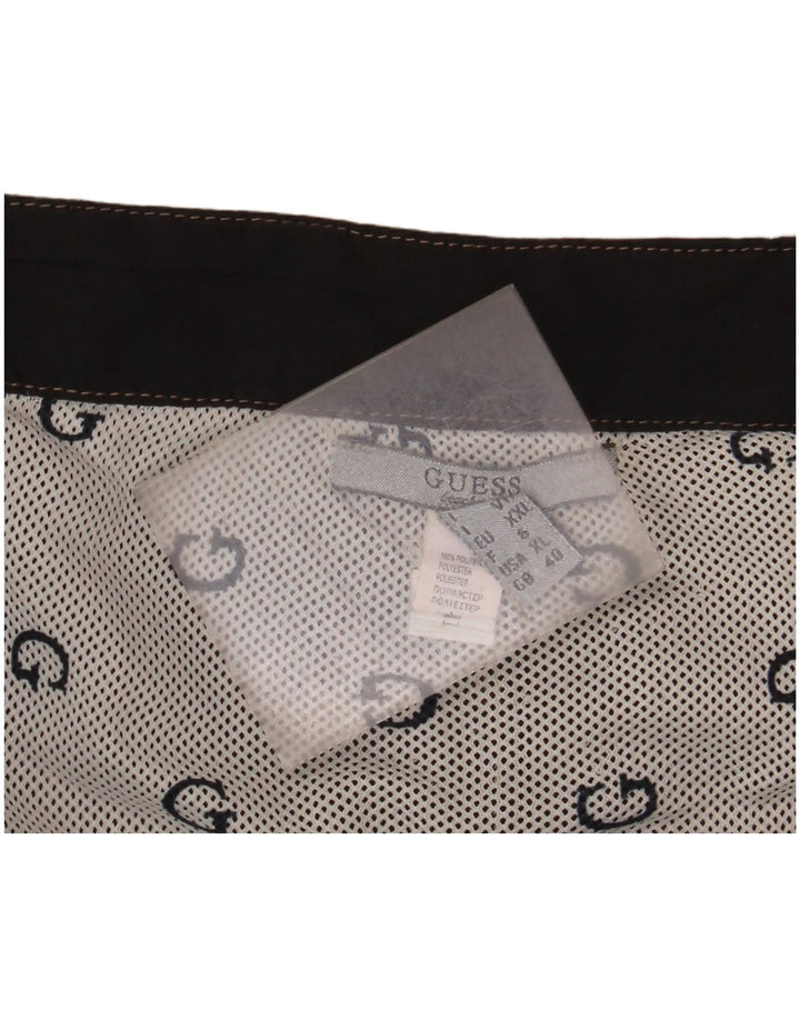 Męskie spodenki kąpielowe Guess Graphic 2XL, czarne, poliestrowe