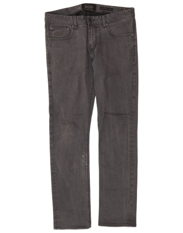 Męskie dżinsy Superdry Corpporal W33 L32 Szara bawełna