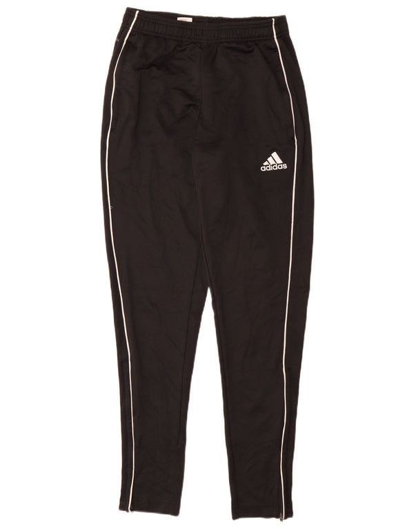 Męskie spodnie dresowe Adidas, małe, czarne, poliestrowe