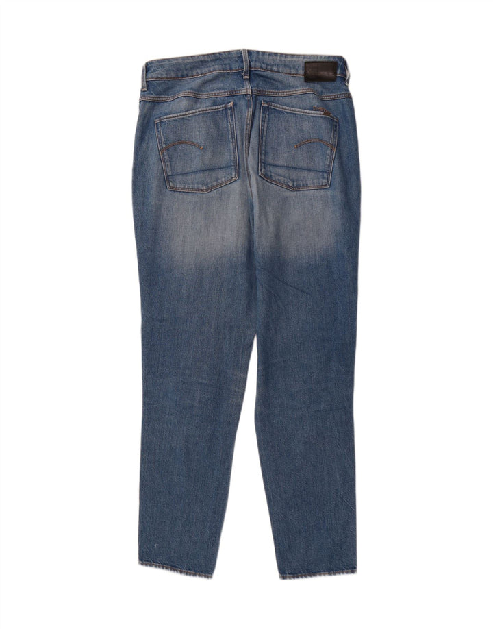 G-STAR Womens Straight Jeans W30 L28 Blue Cotton