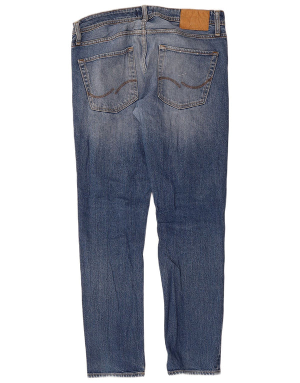 Męskie jeansy Jack & Jones Tim Slim W30 L30 Niebieskie bawełniane