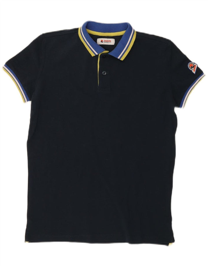 INVICTA Mens Polo Shirt Small Navy Blue Cotton