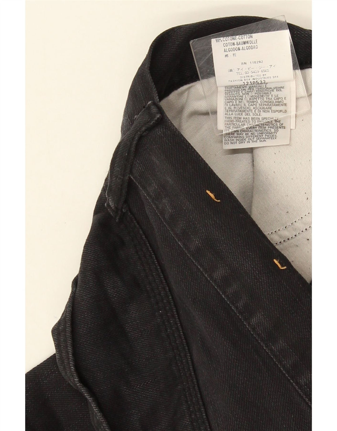 Męskie jeansy Bootcut Replay W33 L32, czarna bawełna