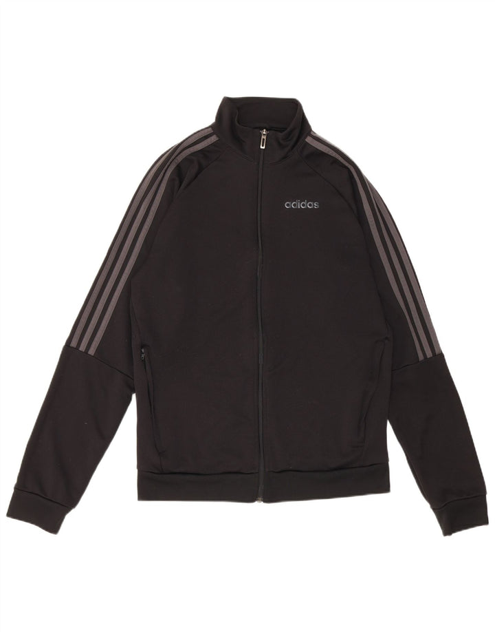 Damska kurtka dresowa adidas Climalite Top Jacket EU 36/38 Mały czarny poliester