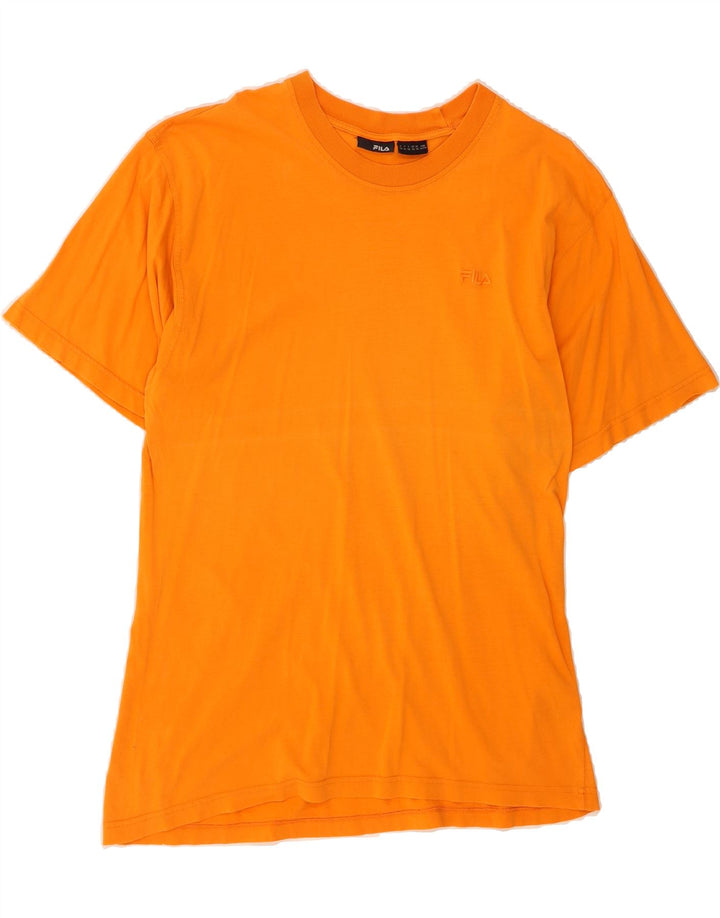 FILA Mens T-Shirt Top XL Orange Vintage Fila and Second-Hand Fila from Messina Hembry 