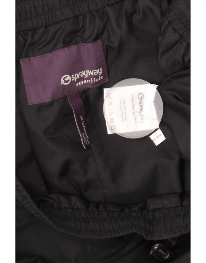 Damskie spodnie dresowe Sprayway UK 12 Średni czarny nylon