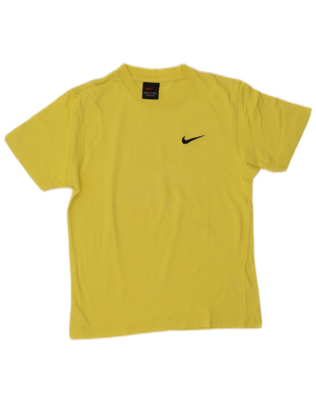 T-shirt damski NIKE Top UK 8, mały, żółty, bawełniany