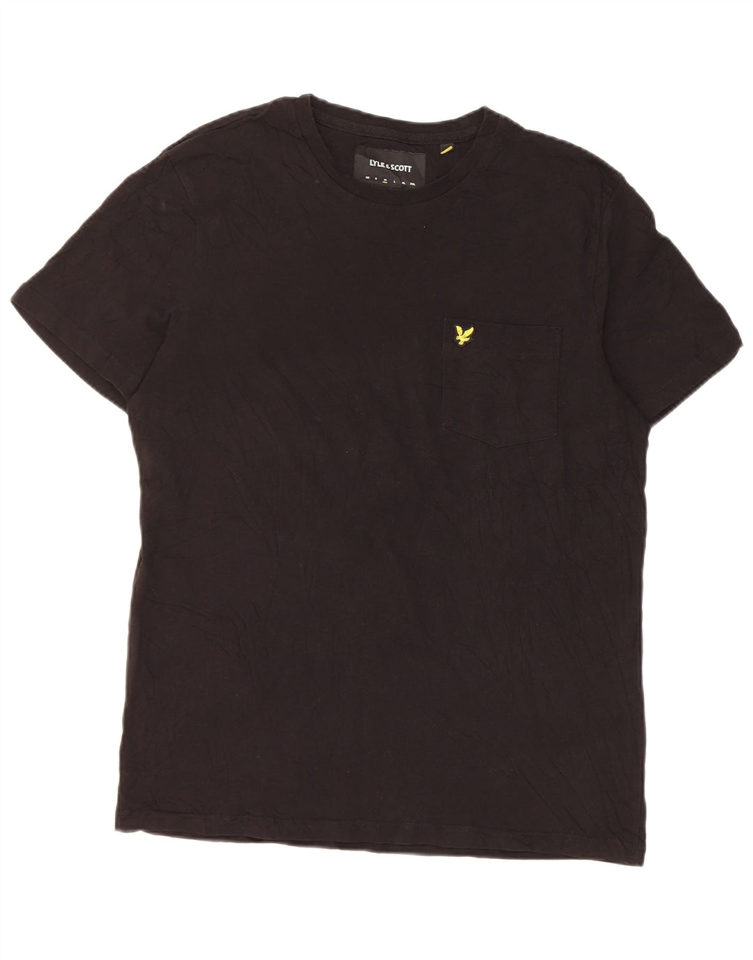 T-shirt męski Lyle & Scott, średni czarny, bawełniany