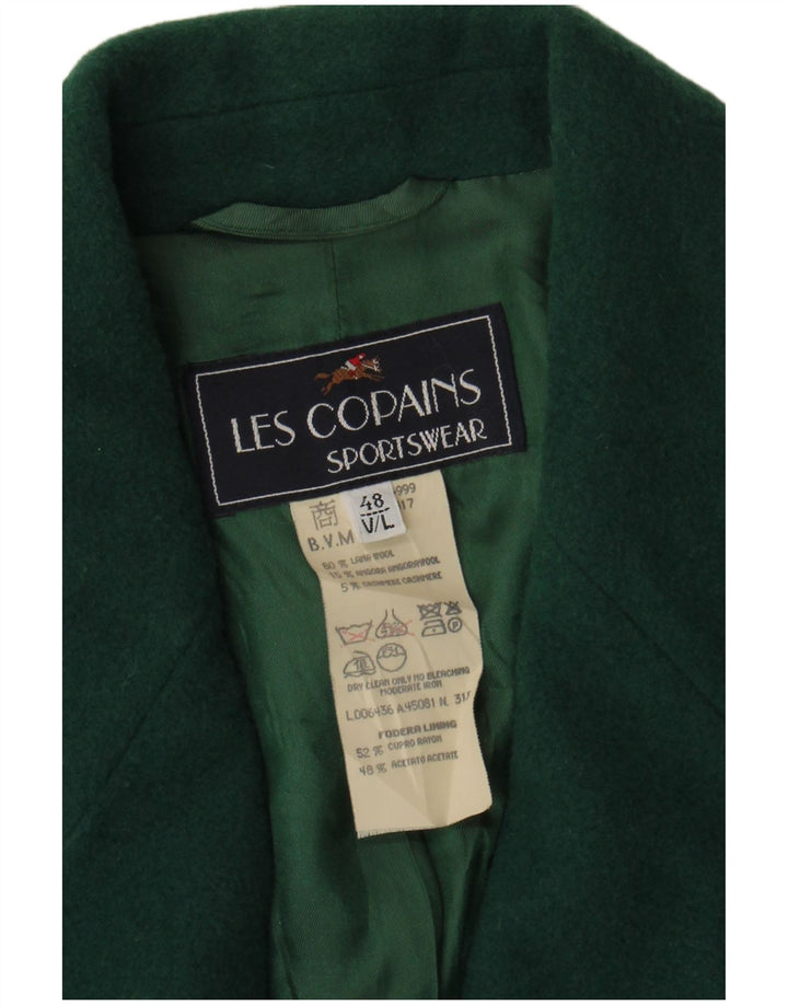 Damska marynarka Les Copains z podwójnymi piersiami IT 48 XL, zielona wełna