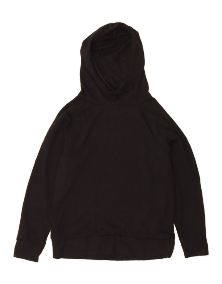 EDDIE BAUER Womens Hoodie Jumper UK 10 Small Black Polyester Vintage Eddie Bauer and Second-Hand Eddie Bauer from Messina Hembry 