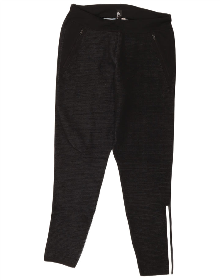 Damskie spodnie dresowe Adidas UK 14, duże, czarne