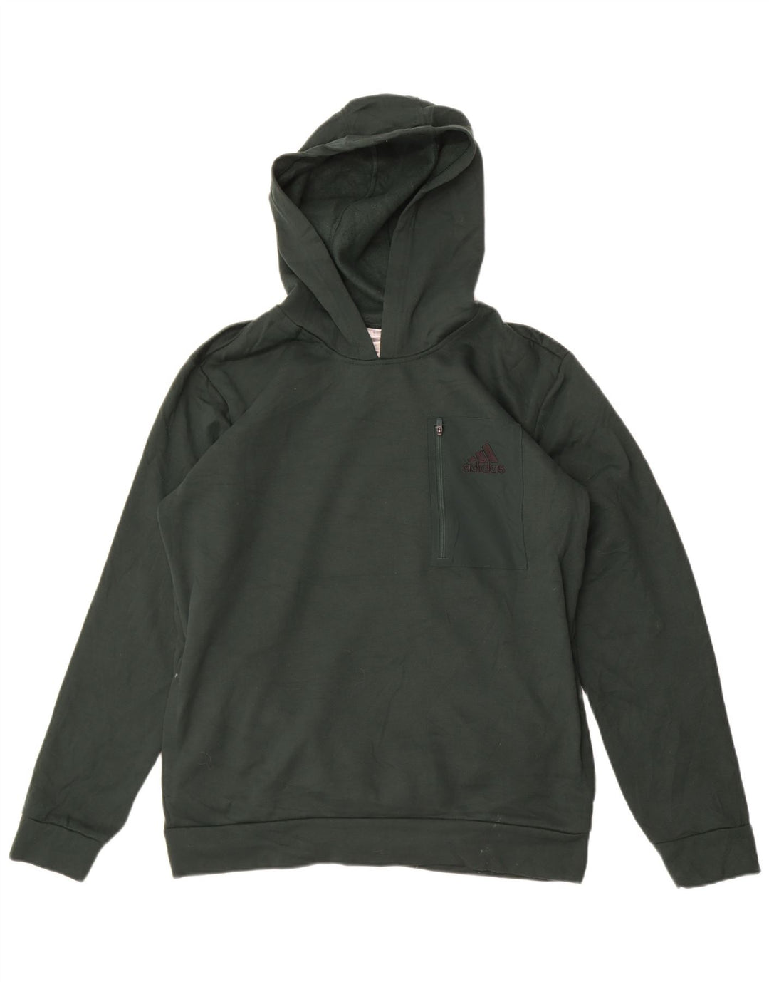 Męska bluza z kapturem Adidas, duża, zielona