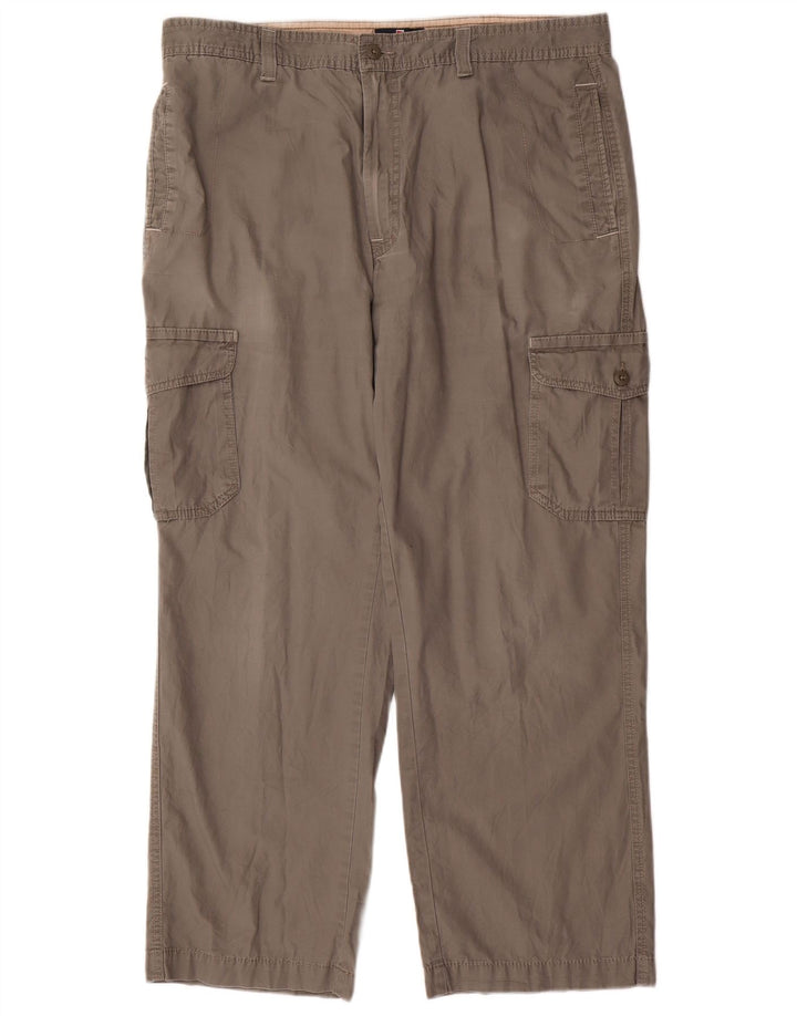 Męskie spodnie cargo Marks & Spencer Blue Harbor Straight Cargo W38 L31 szare