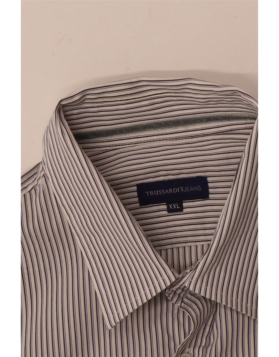 Koszula męska Trussardi Jeans 2XL w białe paski