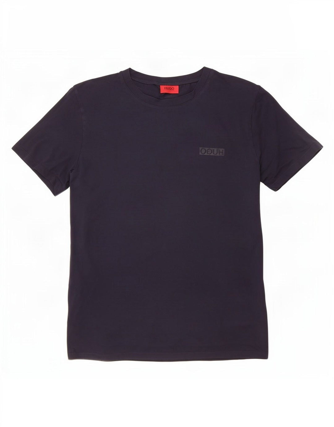 T-shirt męski Hugo Boss, średni, granatowy, bawełniany
