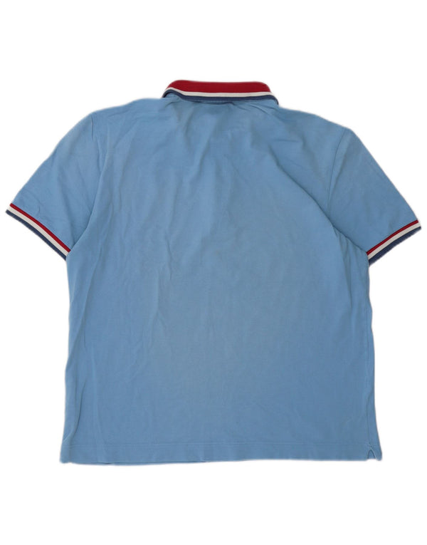 Męska koszulka polo Lacoste, rozmiar 6, XL, niebieska, bawełniana