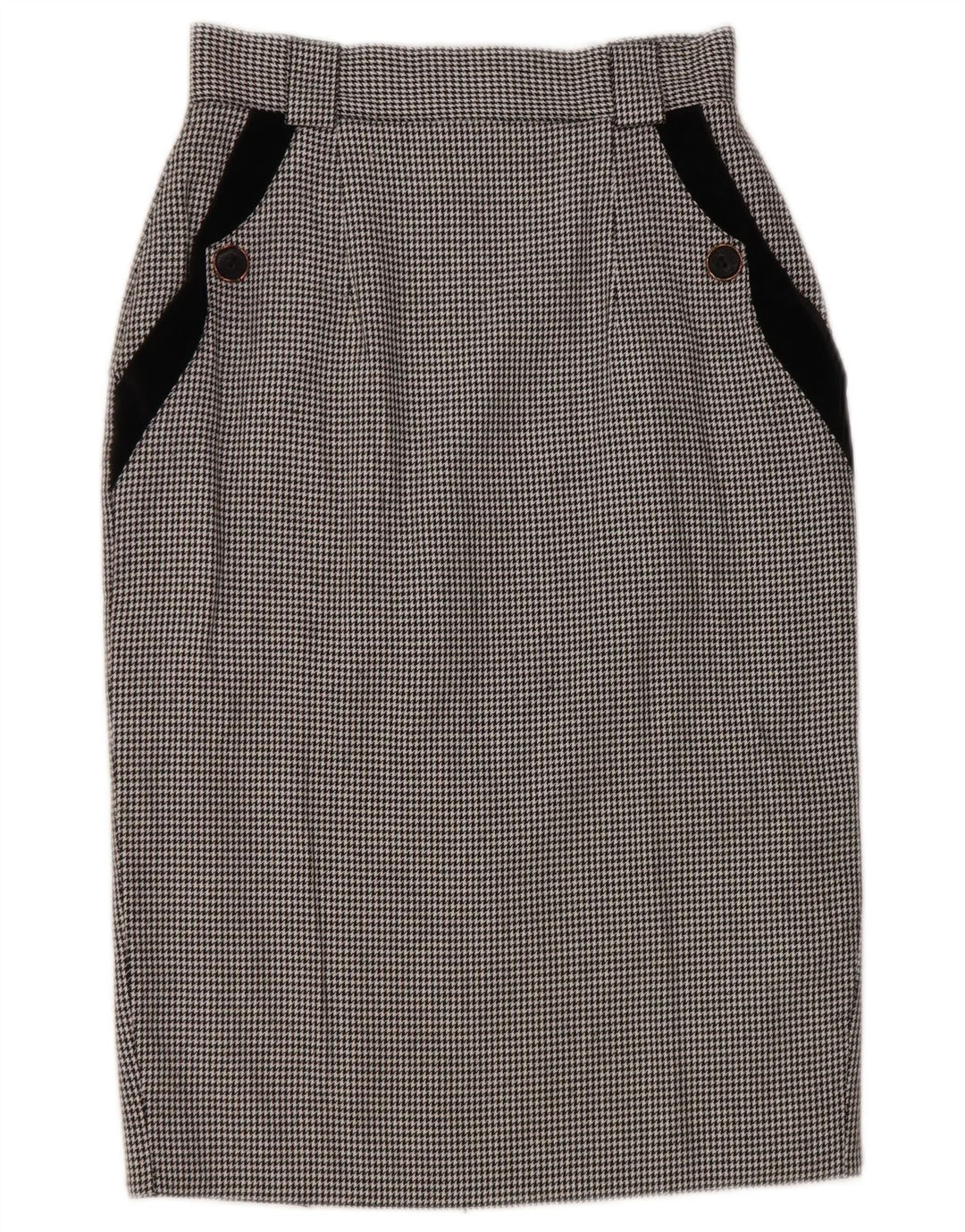 Spódnica ołówkowa damska St. Bernard UK 10 Small W25 Czarna pepitka