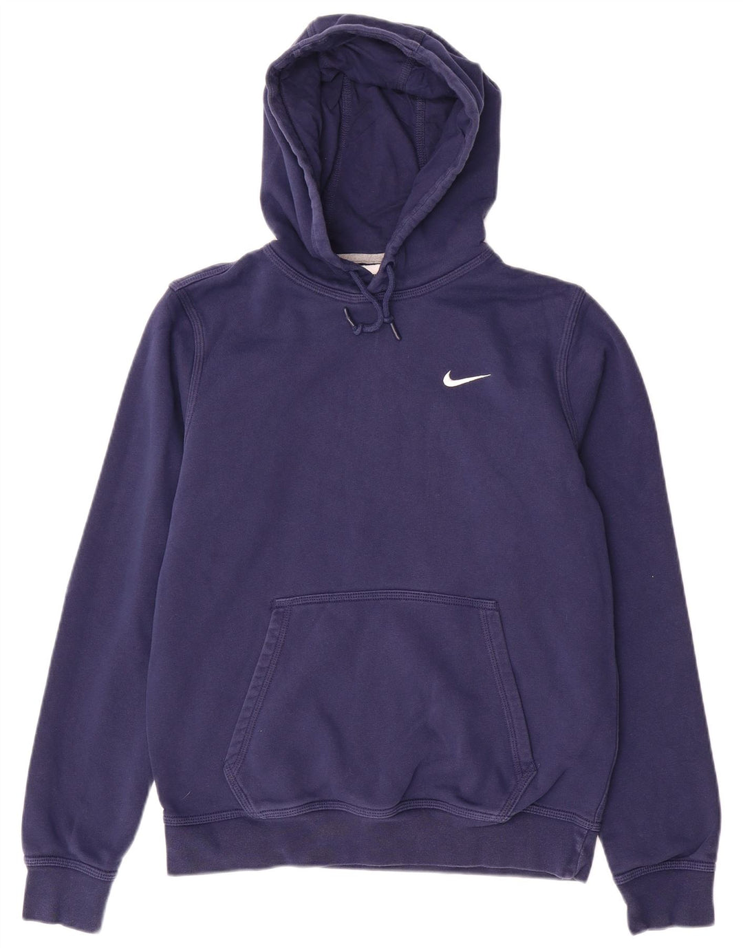 Męski sweter z kapturem NIKE, średni granatowy, bawełniany