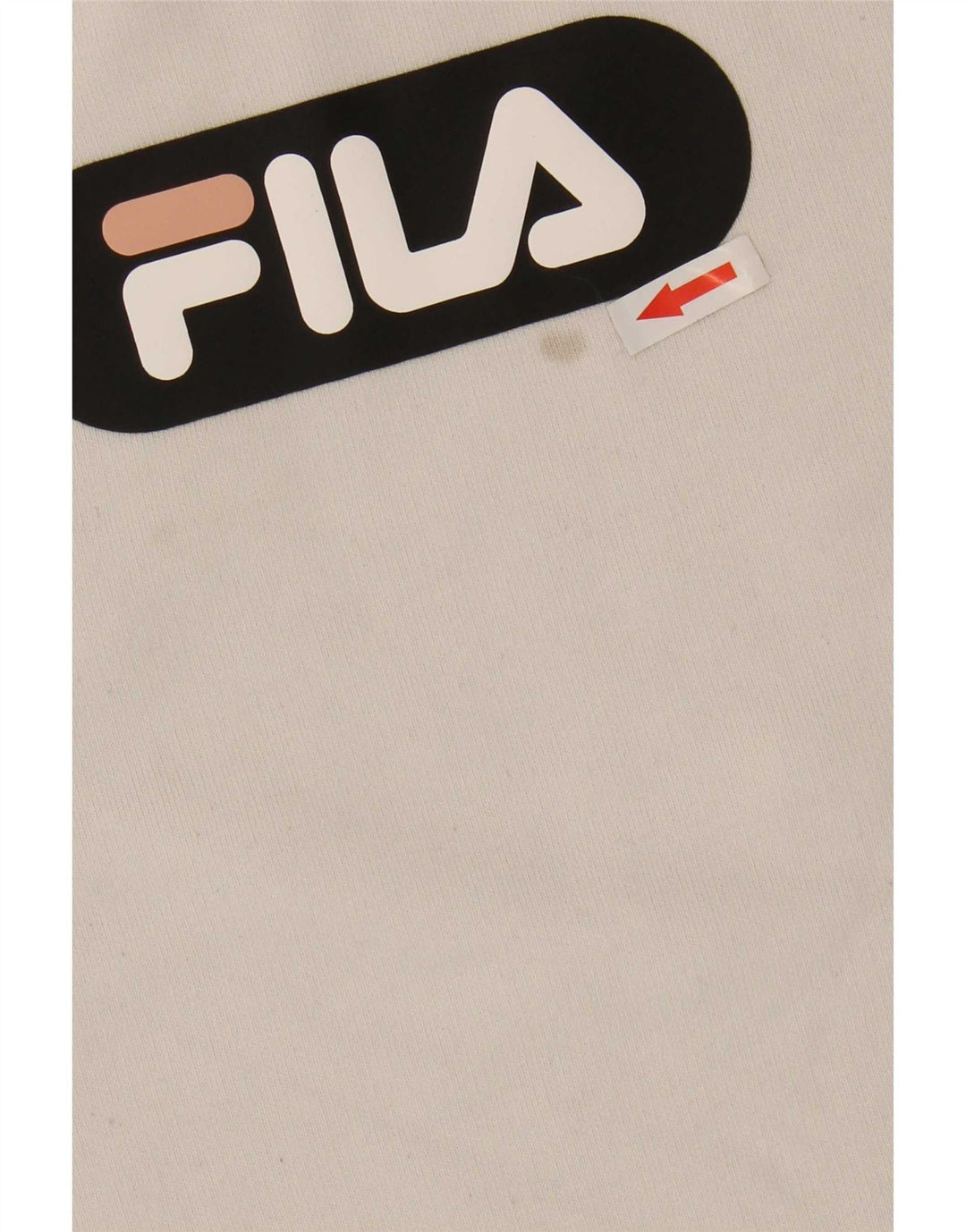 Damska bluza typu oversize typu Crop Fila UK 10 Small White Colorblock