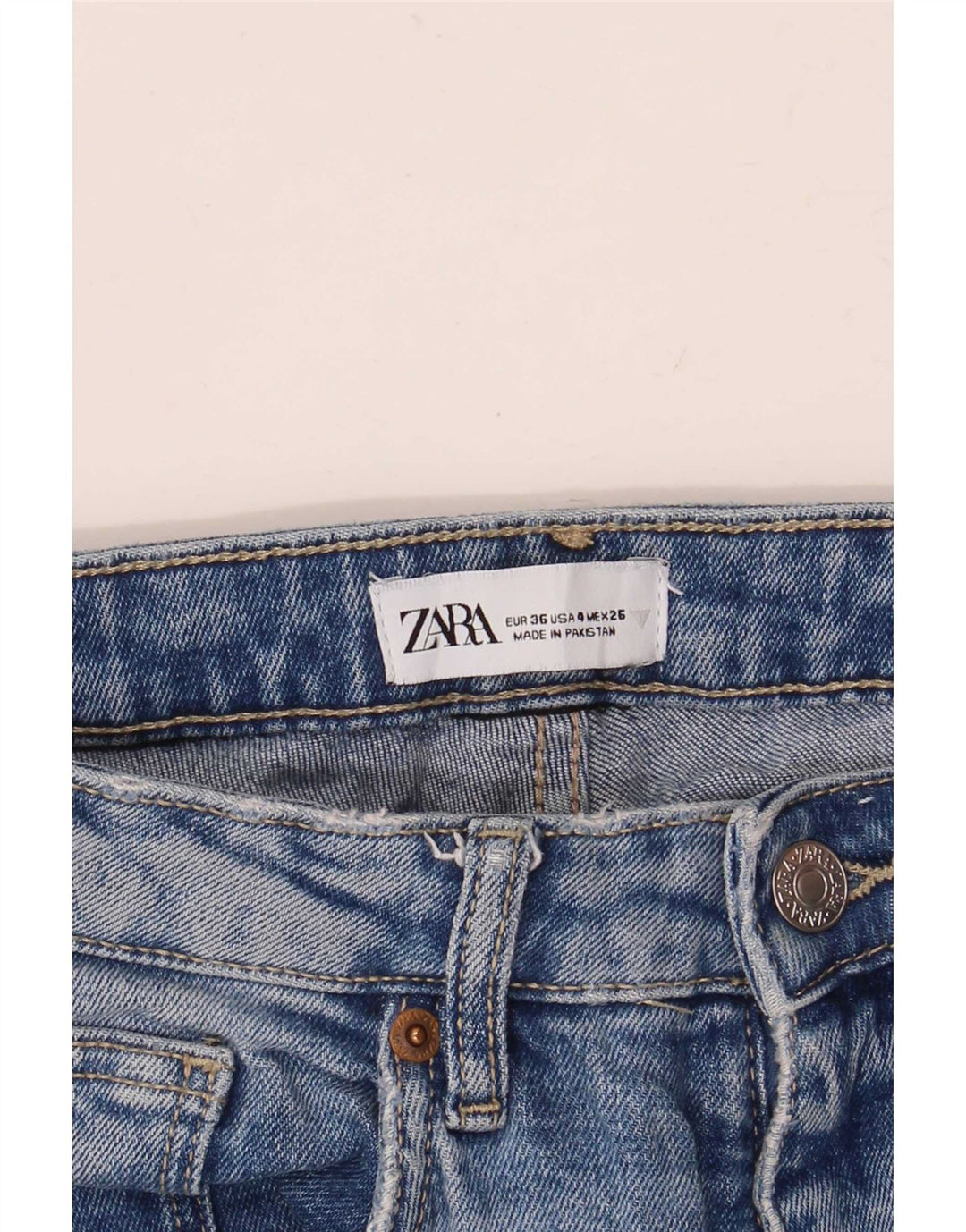 Damskie jeansy Bootcut Zara EU 36 XS W26 L25 Niebieskie