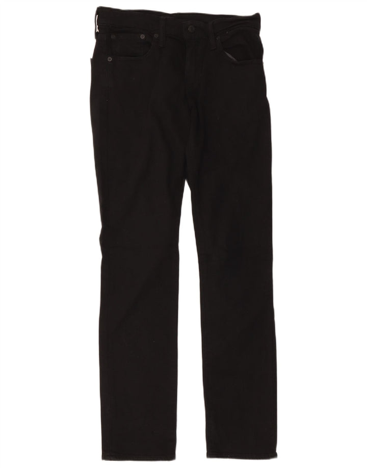 Męskie jeansy Levi's 511 Slim W28 L32 Czarna bawełna