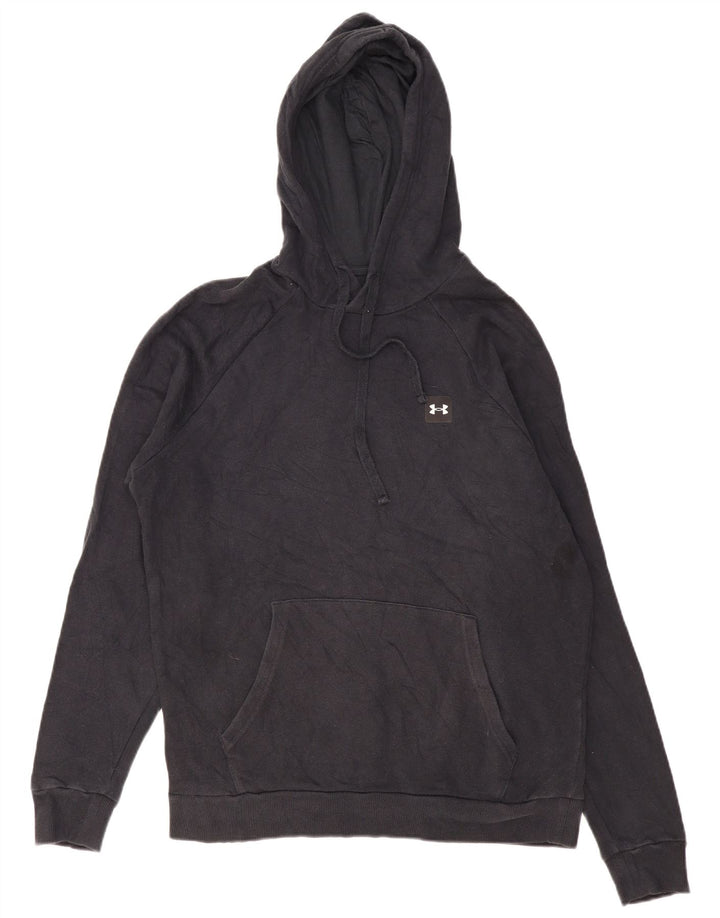 Męski sweter z kapturem Under Armour, średni czarny, bawełniany