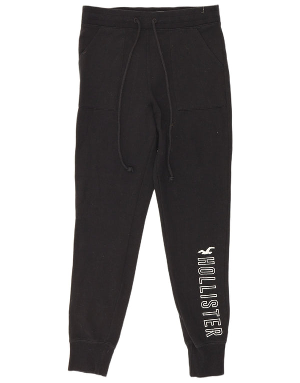 Damskie spodnie dresowe Hollister Graphic Joggers UK 12 Medium Black