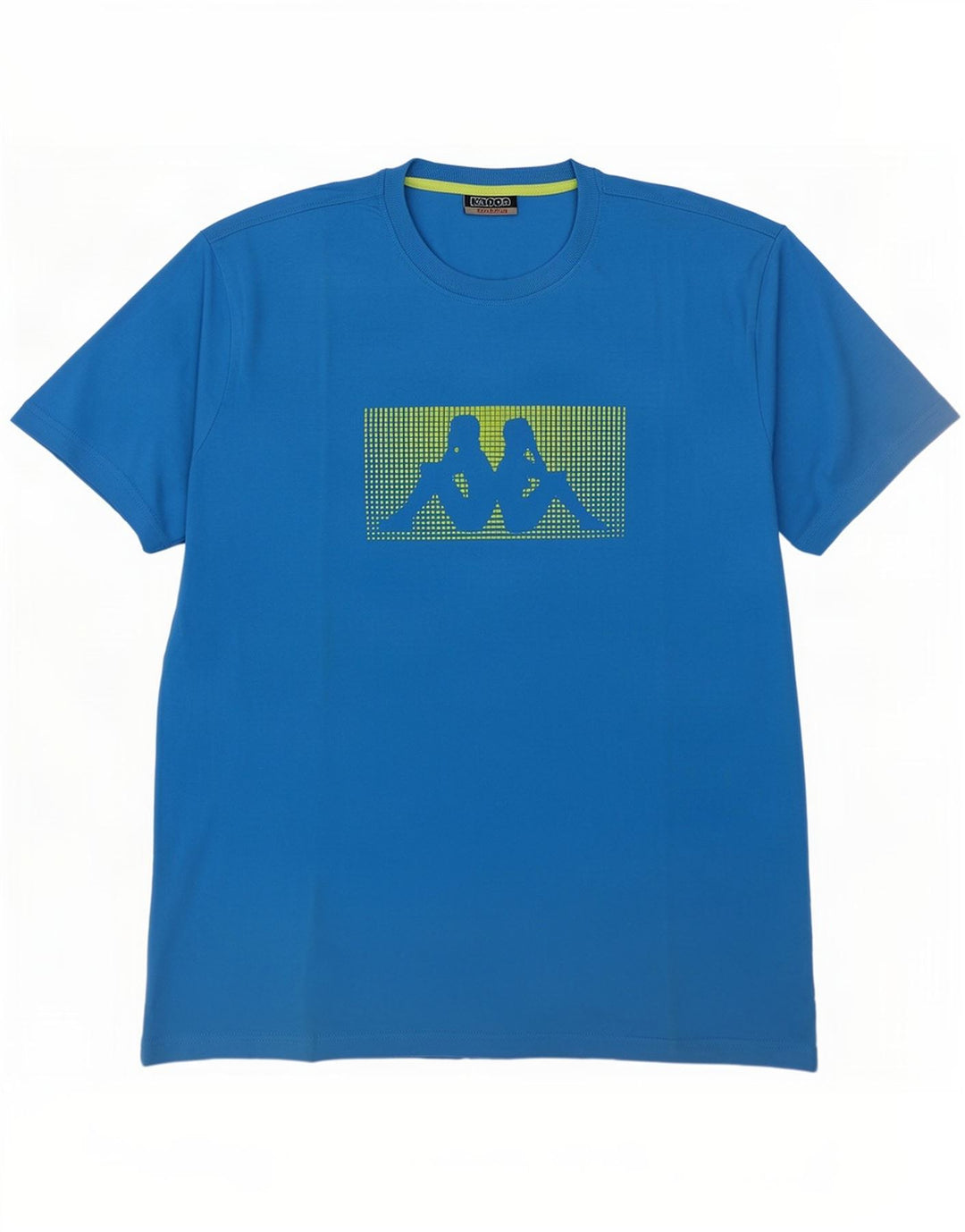 Męski T-shirt z grafiką Kappa Top 2XL, niebieska bawełna