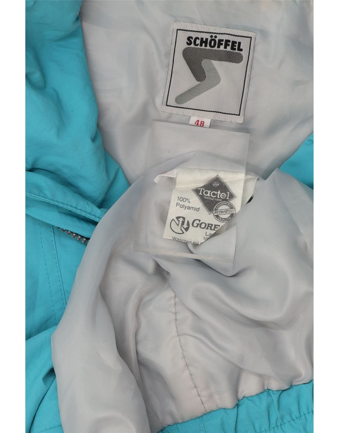 Męska kurtka typu Anorak z kapturem Gore-Tex SCHOFFEL EU 48, średni niebieski